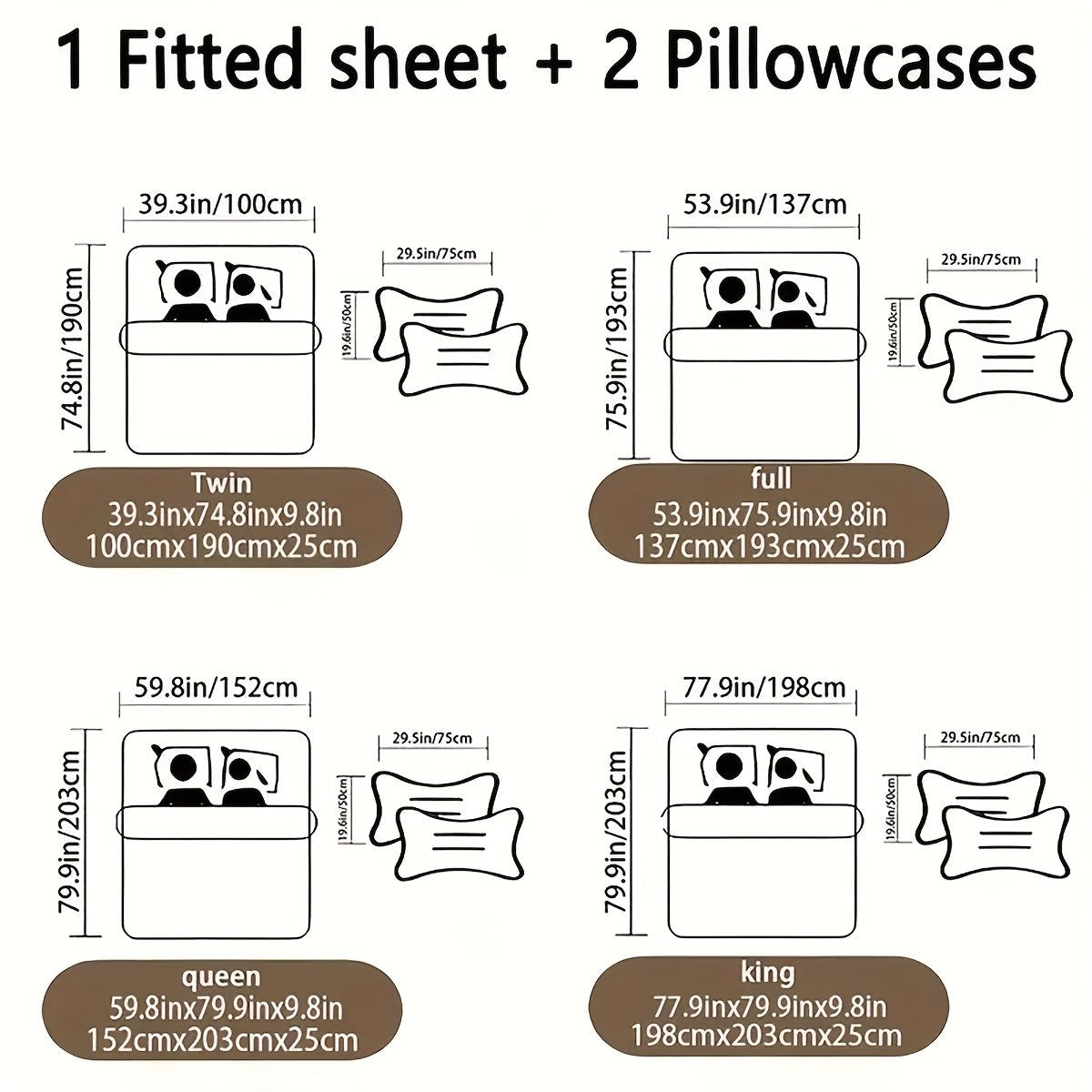 3pcs Creative High-definition Couple Heart Diamond Theme Pattern Printed Bed Hat Set, Super Soft, Comfortable And Breathable Bed Hat, Bedding Mattress Protective Cover + 2 Pillowcases (coreless), Polyester Material. The Polyester Material Fabric