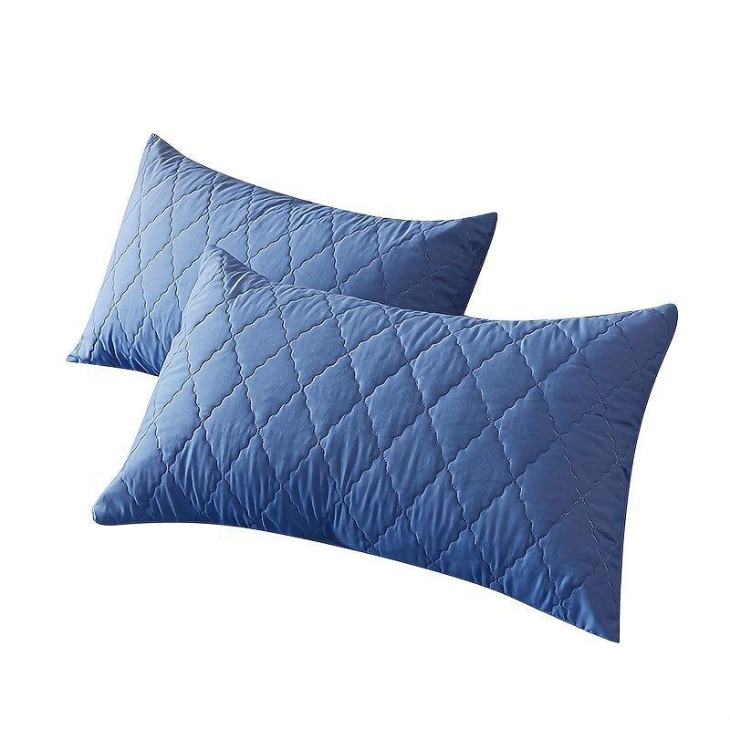 2pcs Multi-Size and Color Pillow Covers, Solid Color Pillowcases for Bedroom, Living Room & Hotel Use – Suitable for Single, Double, or Couple Beds – All-Season Washable
