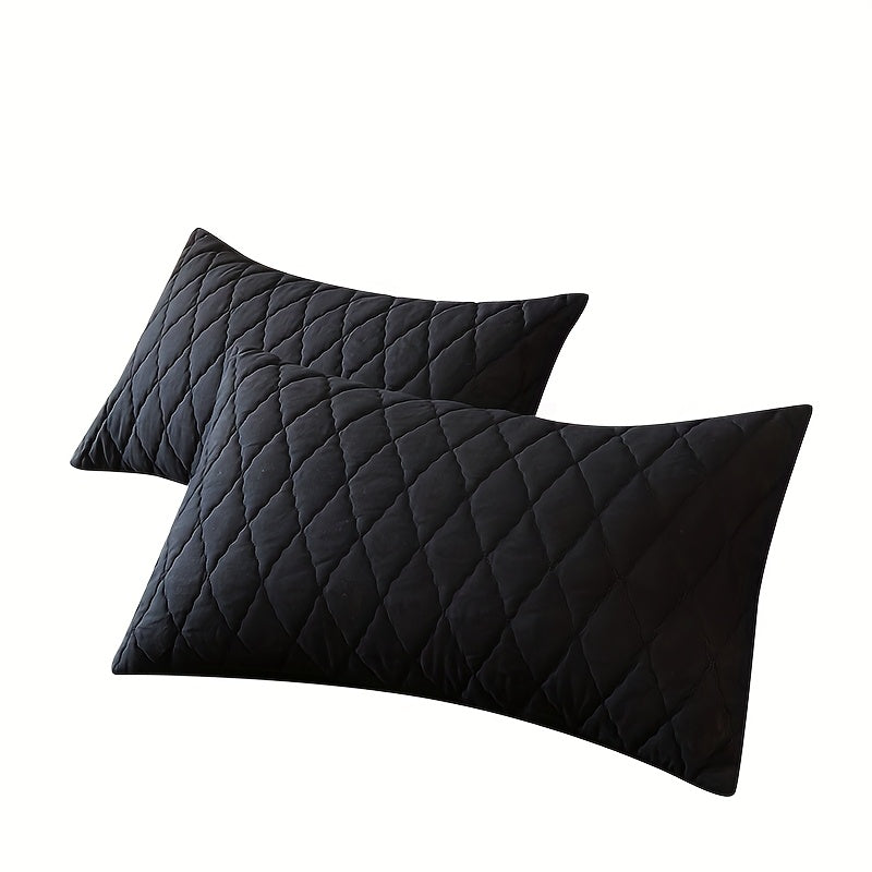 2pcs Multi-Size and Color Pillow Covers, Solid Color Pillowcases for Bedroom, Living Room & Hotel Use – Suitable for Single, Double, or Couple Beds – All-Season Washable