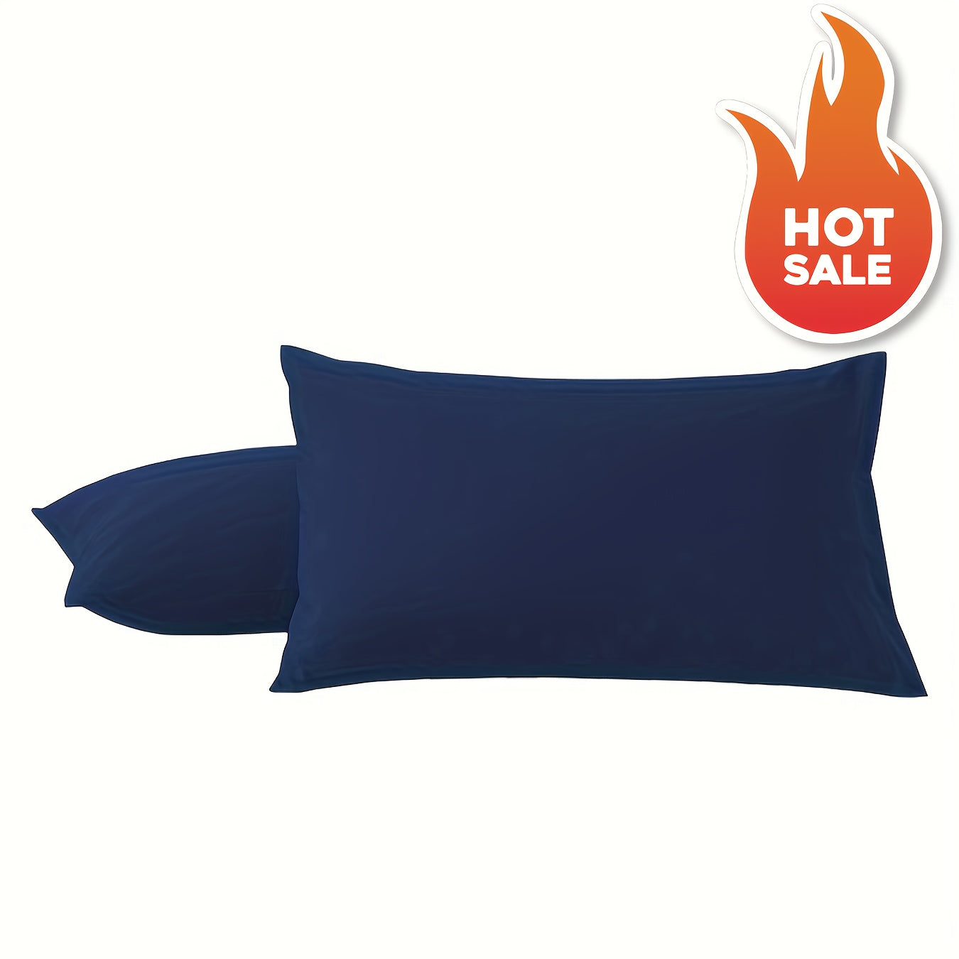2pcs Pillowcase Set, Safe Zipper-free Design, Envelope Closure, High-Quality Material Fits Better to The Skin, Soft And Breathable, Healthy And Comfortable, Suitable for All Seasons