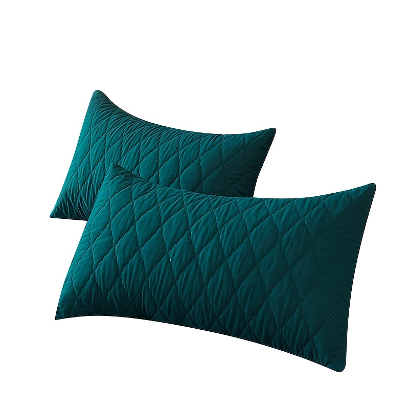 2pcs Multi-Size and Color Pillow Covers, Solid Color Pillowcases for Bedroom, Living Room & Hotel Use – Suitable for Single, Double, or Couple Beds – All-Season Washable