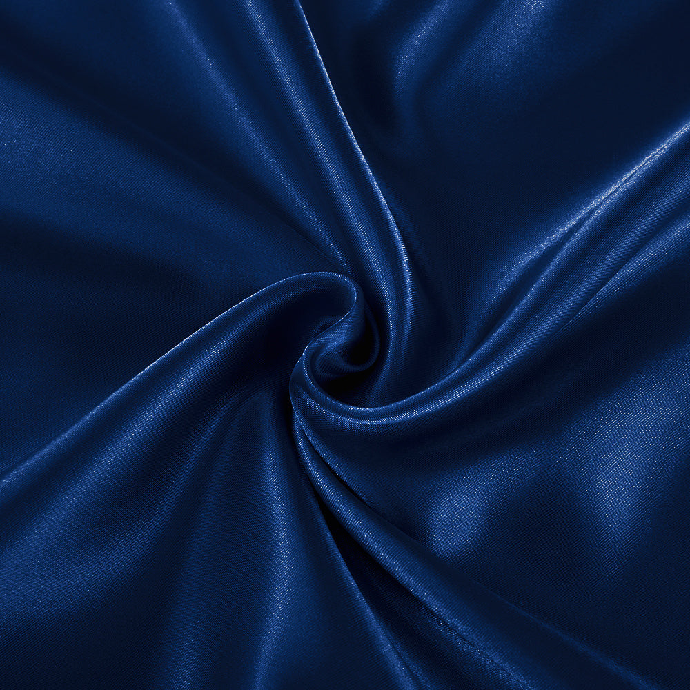 Set of 2 Luxuriously Silky Soft Satin Pillowcases Envelope Closure Design, Taupe Pillow Covers with Envelope Closure
