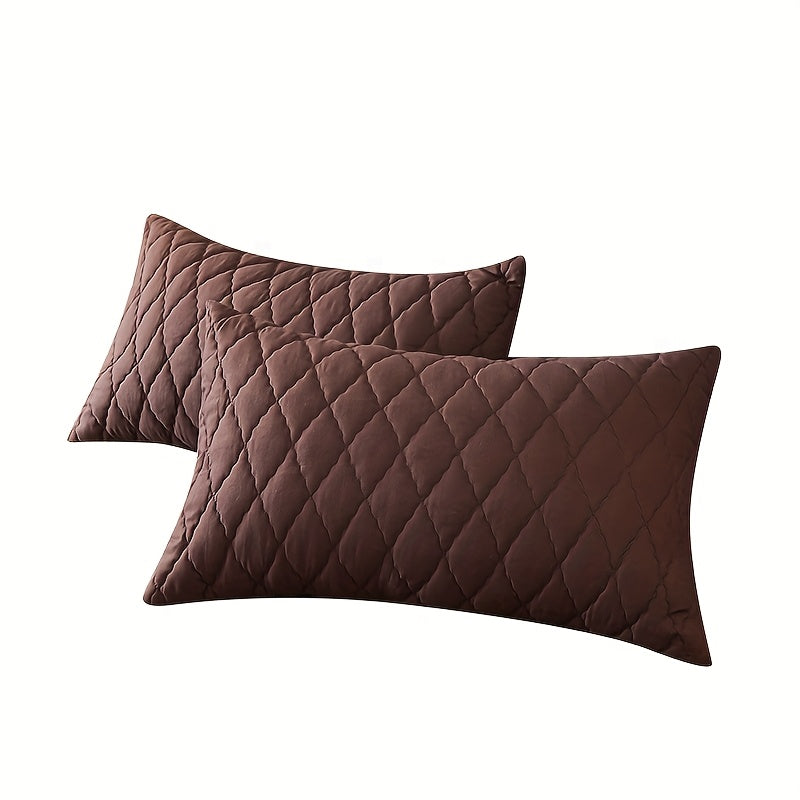 2pcs Multi-Size and Color Pillow Covers, Solid Color Pillowcases for Bedroom, Living Room & Hotel Use – Suitable for Single, Double, or Couple Beds – All-Season Washable