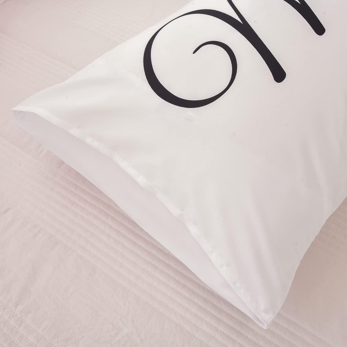 Two Couple Heart Print Pillowcases