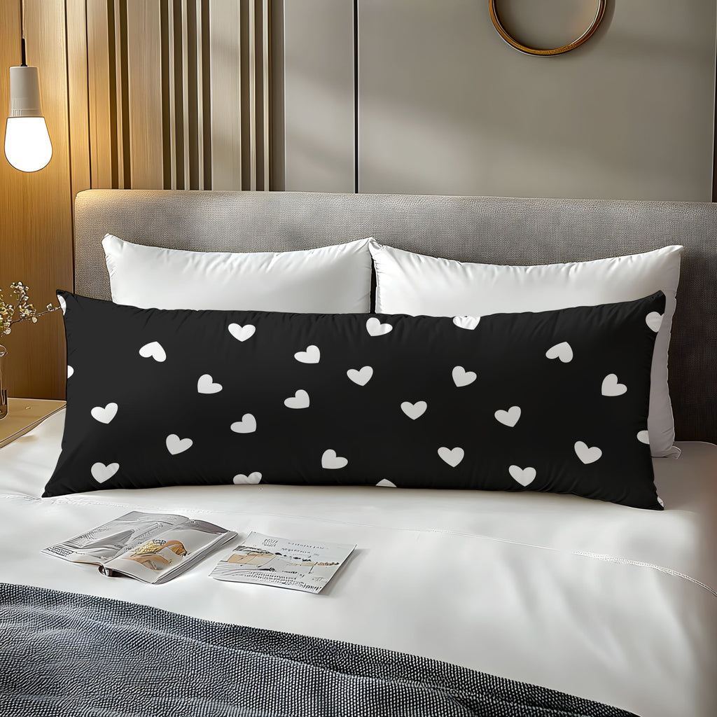 1pc Love-Themed Pillowcase - Extra Large, Soft 3D Digital Printed Polyester Fabric with Heart Design, Perfect for Bedroom, Guest Room, or as a Gift for Couples, Birthdays, and More, Decorative Pillow Cover | 3D Printed Pillowcase | Soft Polyester Fabric