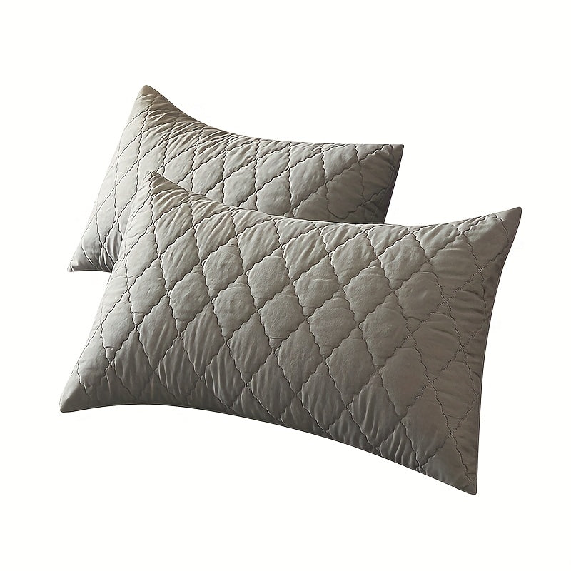 2pcs Multi-Size and Color Pillow Covers, Solid Color Pillowcases for Bedroom, Living Room & Hotel Use – Suitable for Single, Double, or Couple Beds – All-Season Washable