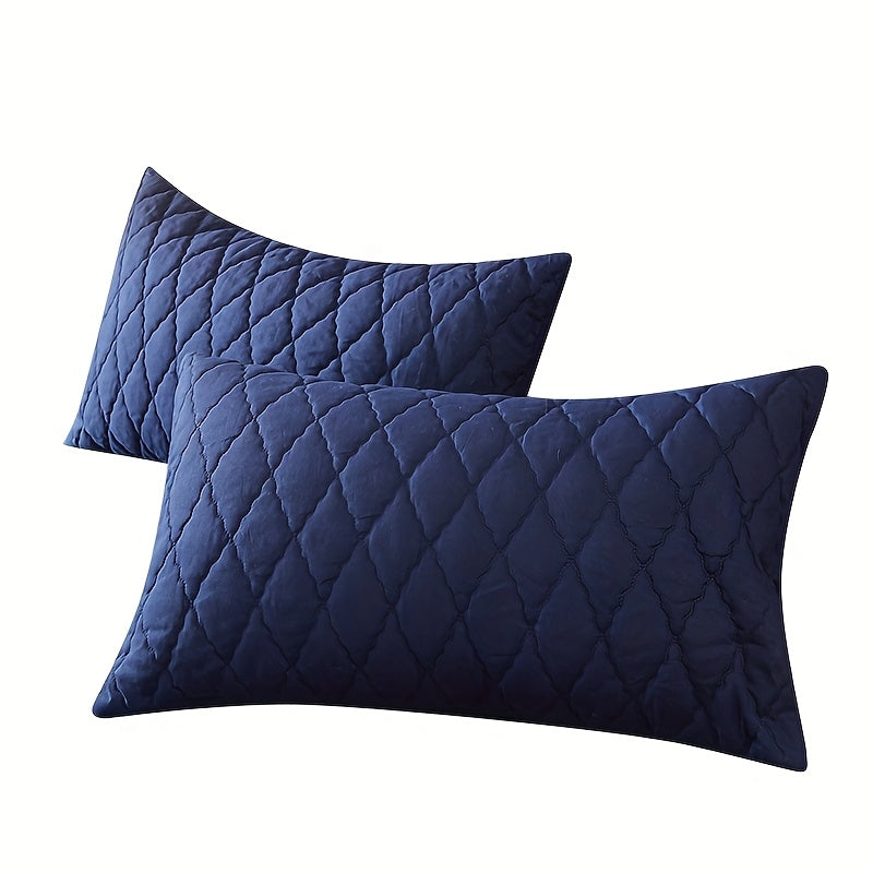 2pcs Multi-Size and Color Pillow Covers, Solid Color Pillowcases for Bedroom, Living Room & Hotel Use – Suitable for Single, Double, or Couple Beds – All-Season Washable